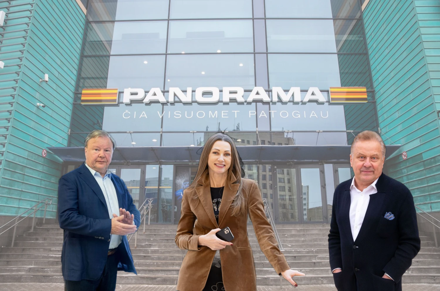 Iš kairės: Benas Gudelis, Birutė Kalanovaitė ir Rimantas Perveneckas. VŽ koliažas.