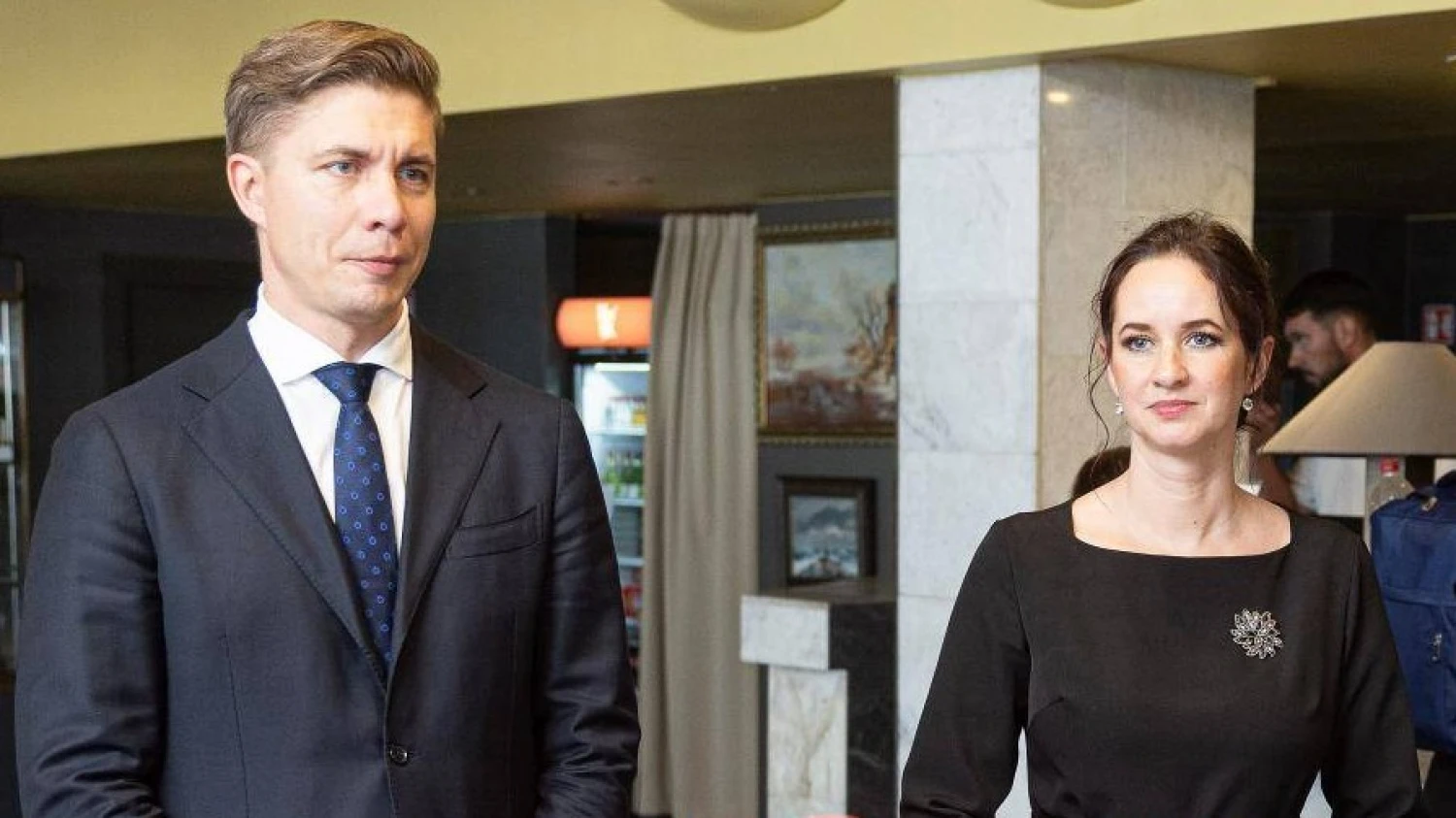 Socialdemokratų lyderis M. Sinkevičius ir premjerė I. Ruginienė. Vladimiro Ivanovo (VŽ) nuotr.