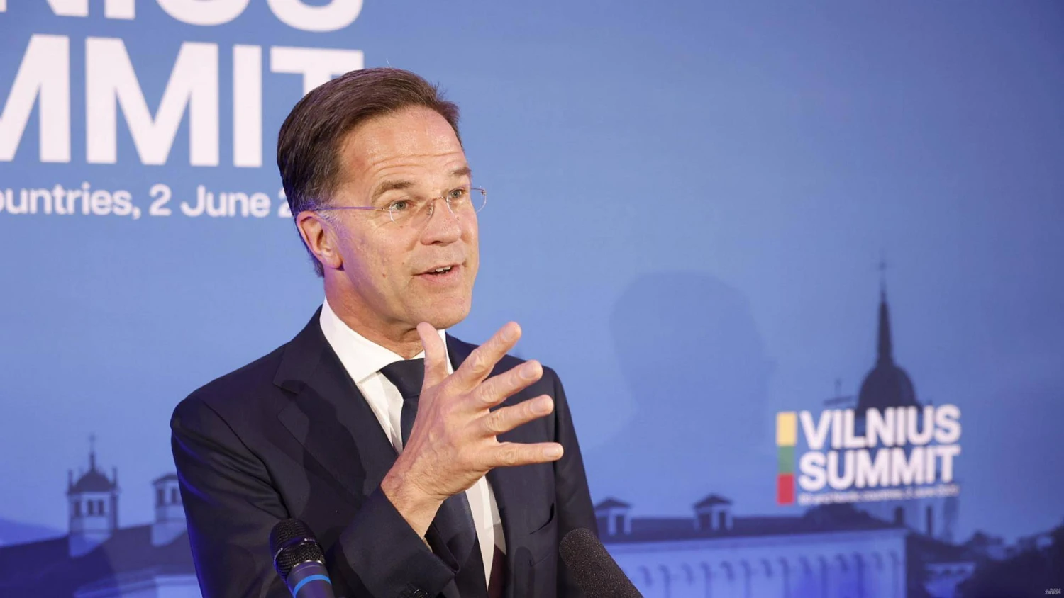 NATO generalinis sekretorius Markas Rutte. Juditos Grigelytės (VŽ) nuotr.