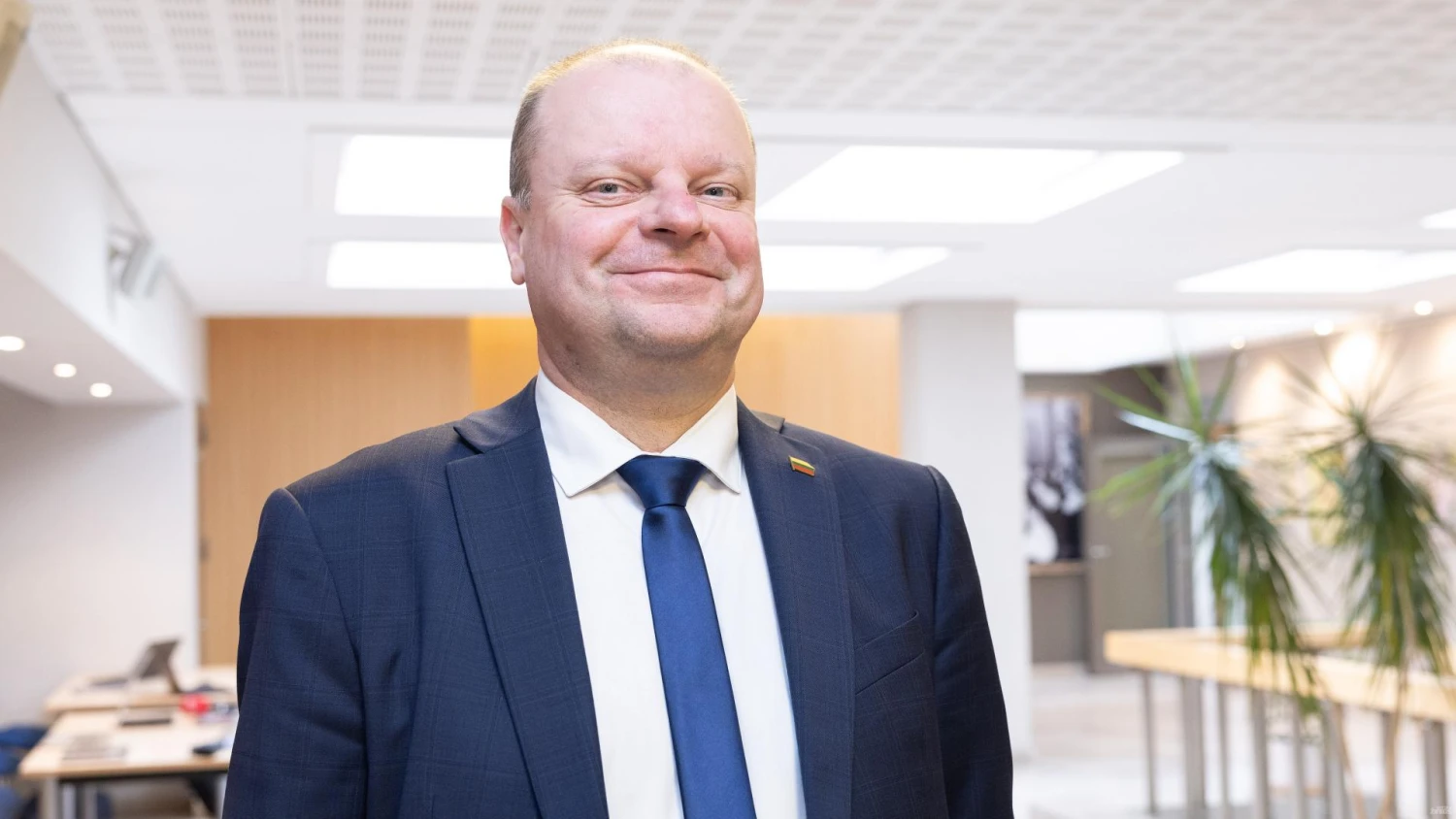 Demokratų sąjungos „Vardan Lietuvos“ lyderis Saulius Skvernelis. J. Grigelytės (VŽ) nuotr.