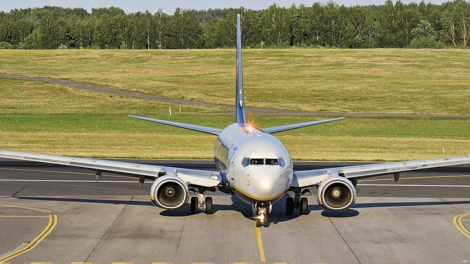 Lėktuvas „Boeing 737 MAX“ Vilniaus oro uoste. Lino Butkaus (VŽ) nuotr.