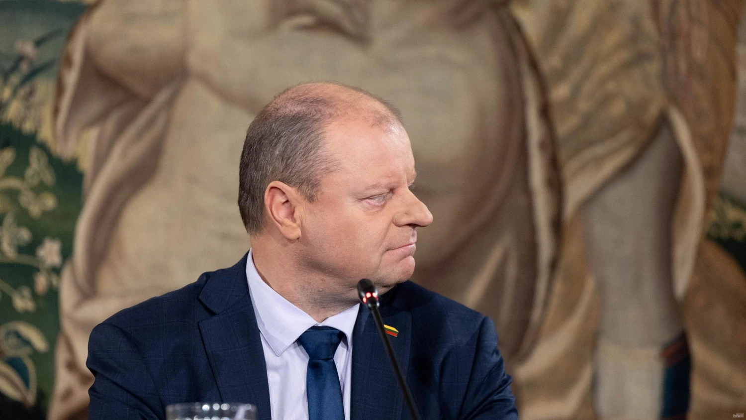 Demokratų sąjungos „Vardan Lietuvos“ spaudos konferencija. Juditos Grigelytės (VŽ) nuotr.