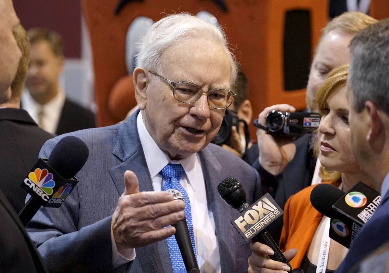 Warrenas Buffettas, „Berkshire Hathaway“ vadovas. Rick Wilking („Reuters“ / „Scanpix“) nuotr.