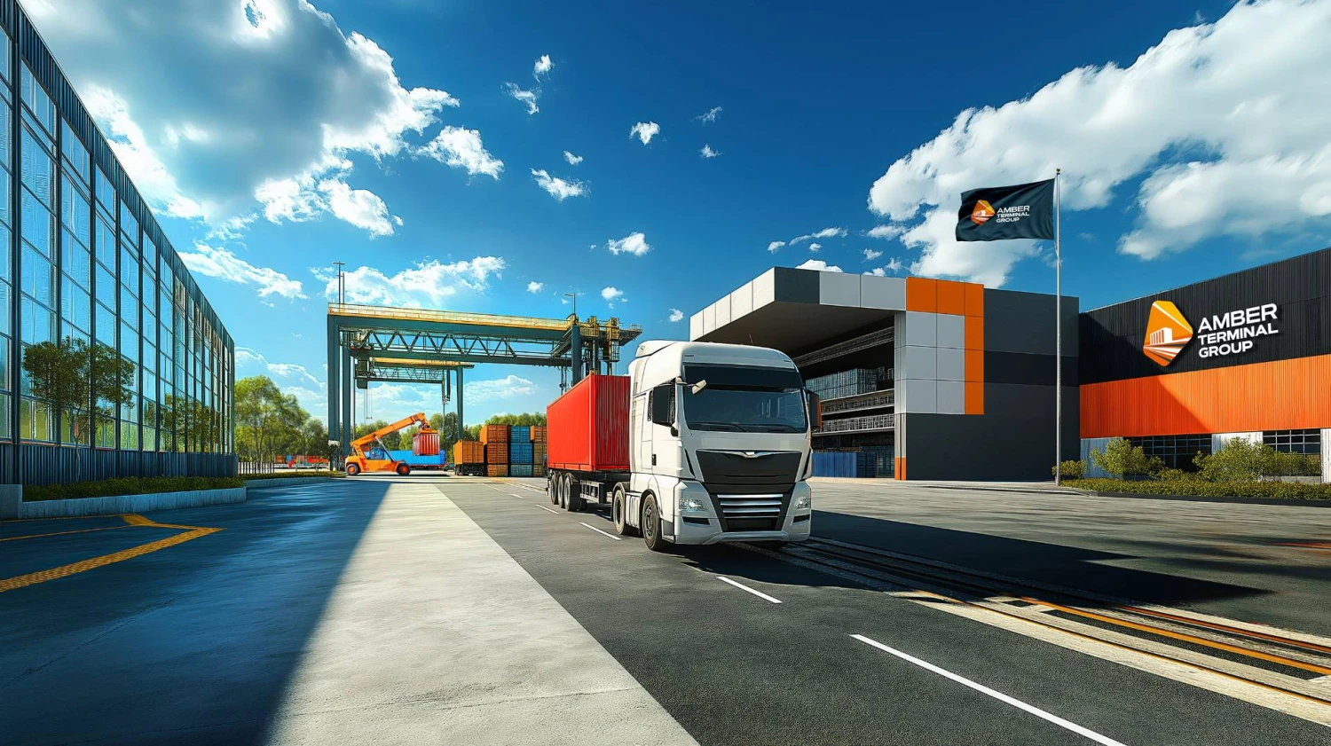 Terminalo Kaune projektas. Įmonės vizualizacija.