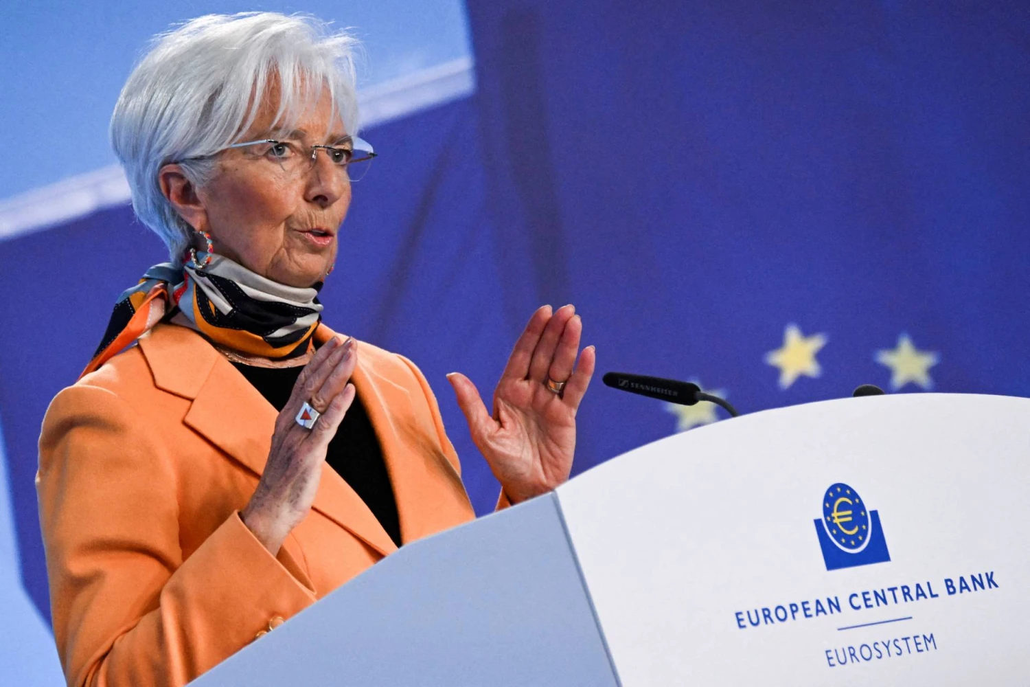 Christine Lagarde, ECB prezidentė. Jana Rodenbusch („Reuters“ / „Scanpix“) nuotr.