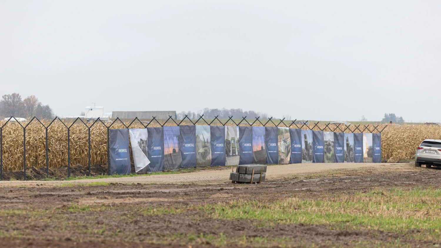 „Rheinmetall“ gamyklos statybų pradžia. Juditos Grigelytės (VŽ) nuotr.