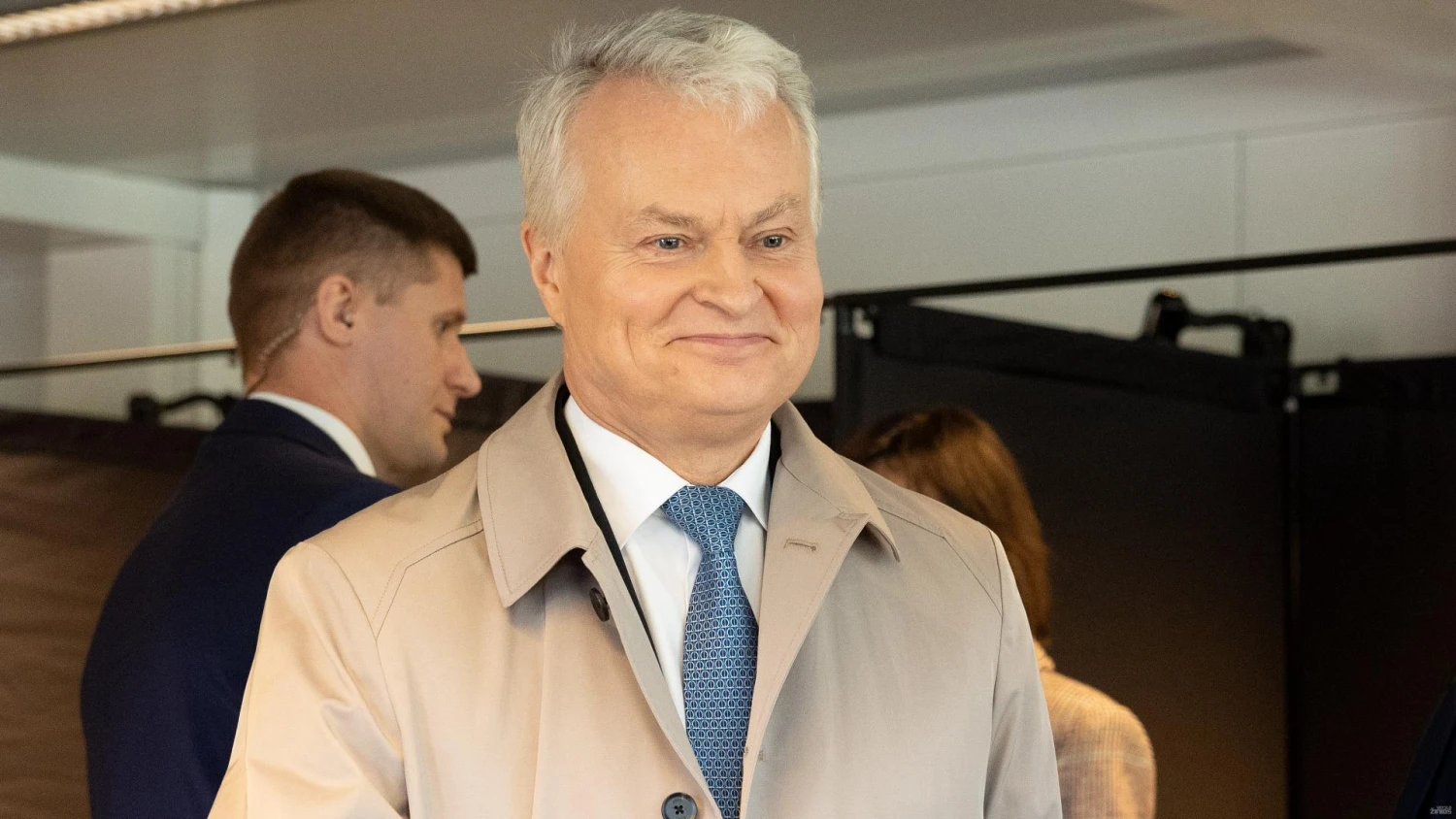 Prezidentas Gitanas Nausėda balsuoja išankstiniuose Seimo rinkimuose. Juditos Grigelytės (VŽ) nuotr.