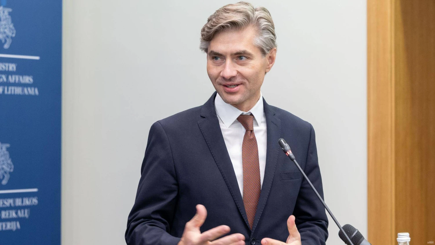 Kęstutis Budrys, užsienio reikalų ministras. Juditos Grigelytės (VŽ) nuotr.
