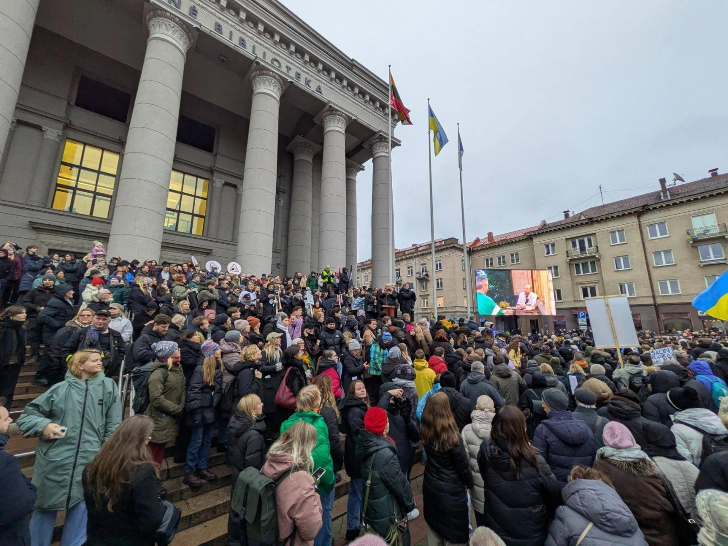 Protestas „Šalin rankas nuo laisvo žodžio“. Vladimiro Ivanovo (VŽ) nuotr. 