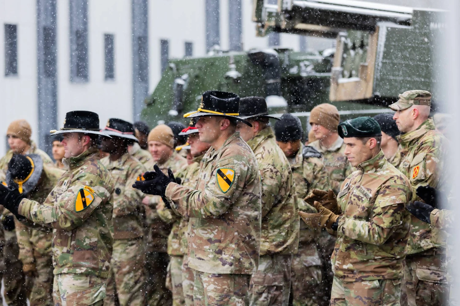 JAV kariai. P. Adamovič (BNS) nuotr. 