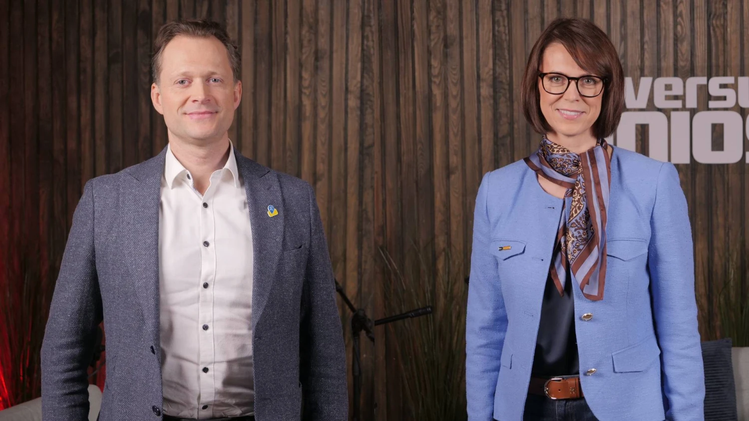 „Ignitis“ vadovas Artūras Bortkevičius ir „LTG Cargo“ generalinė direktorė Eglė Šimė 