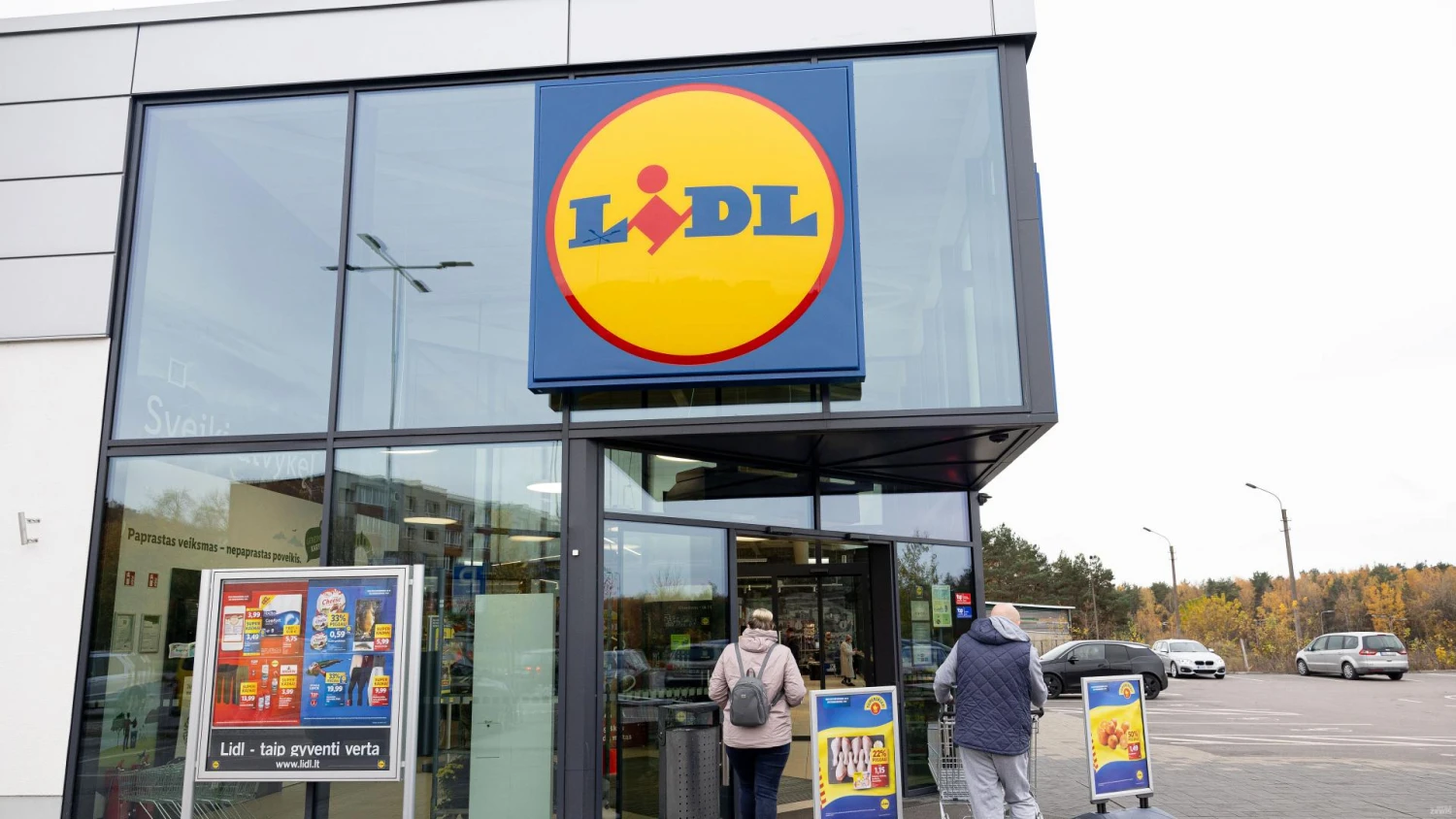 „Lidl“ parduotuvė Vilniuje. Juditos Grigelytės (VŽ) nuotr.