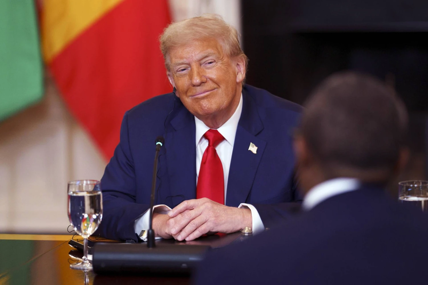 Donaldas Trumpas Baltuosiuose rūmuose. 2025 m. liepos 9 d.
Willio Oliverio (CNP / „INSTARimages“ / „Scanpix“) nuotr.