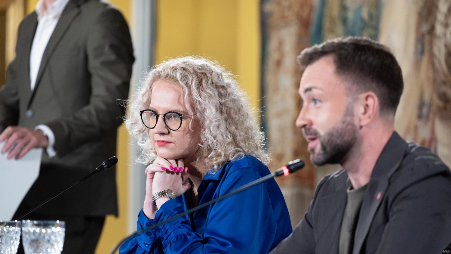 Laisvės partijos spaudos konferencija. Juditos Grigelytės (VŽ) nuotr.