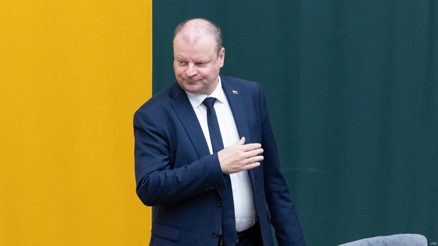Saulius Skvernelis, Seimo pirmininkas. Juditos Grigelytės (VŽ) nuotr.