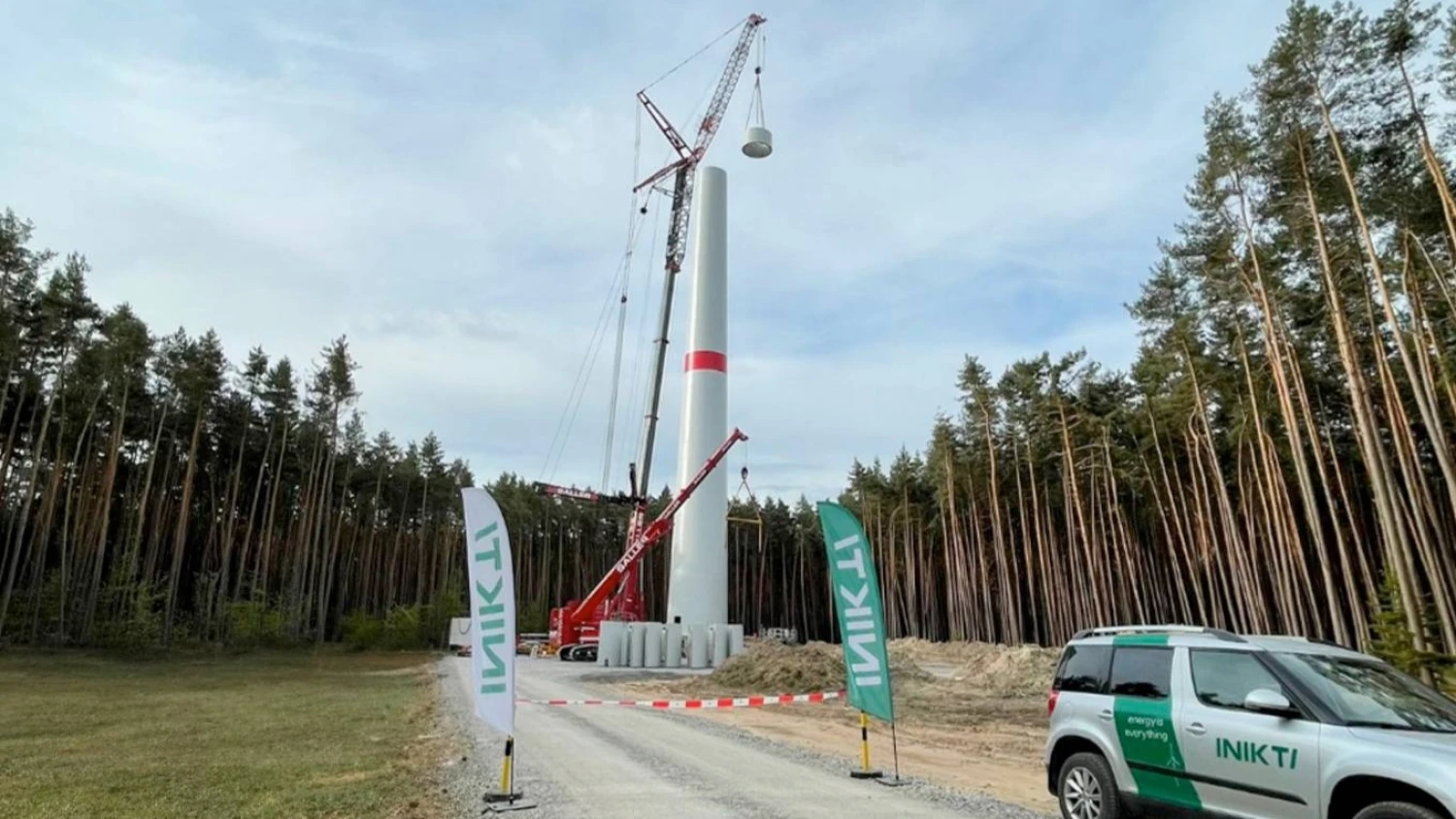 „Hybrid Tower Bögl“ hibridinis bokštas.