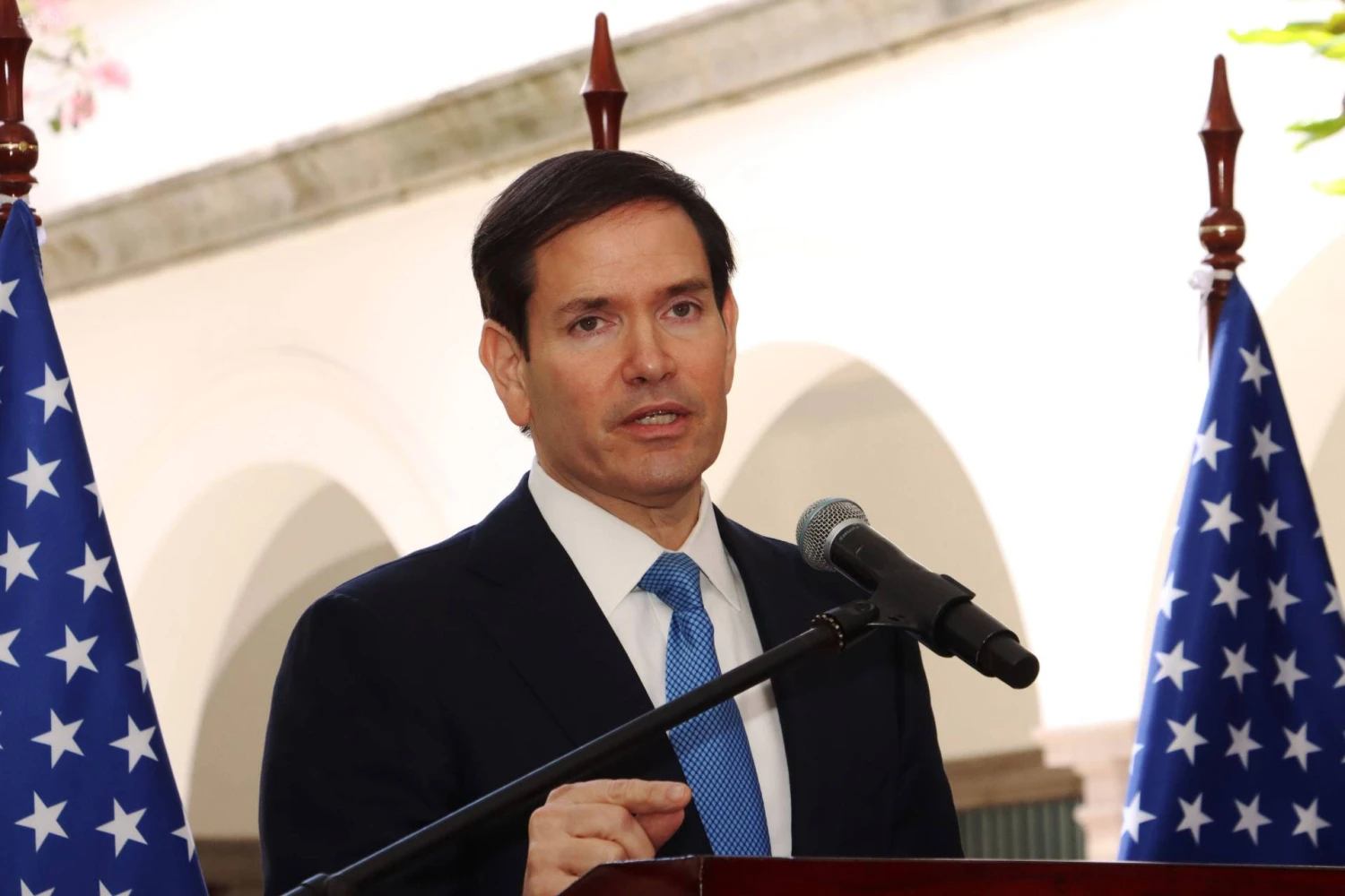 Marco Rubio, JAV valstybės sekretorius. Rolando Enriquez („Imago Images“ / „Scanpix“) nuotr.