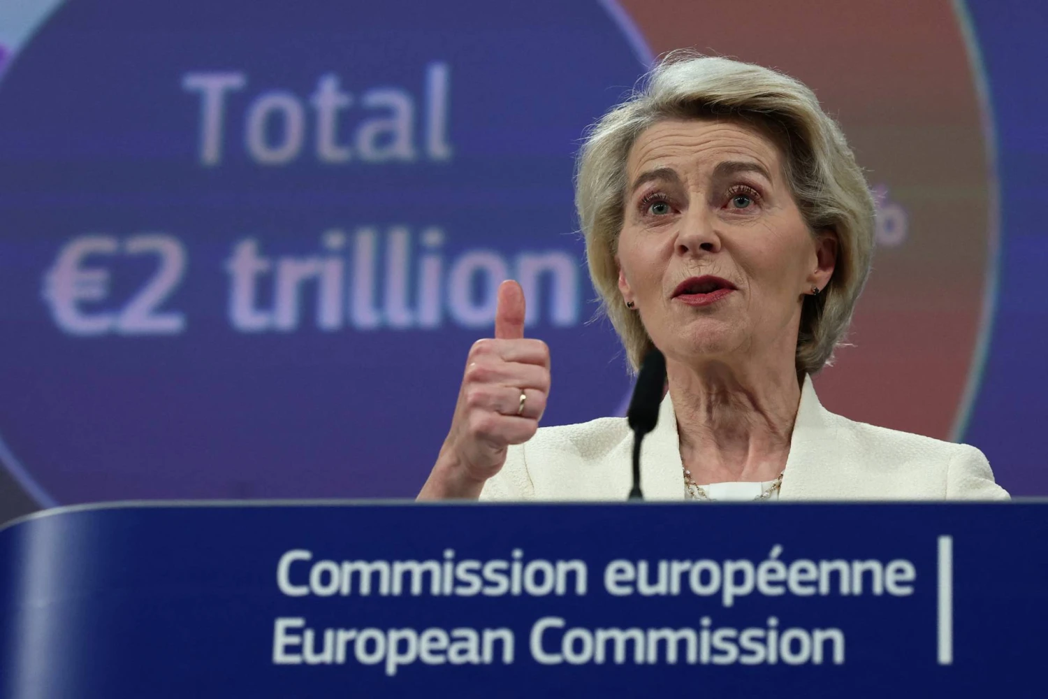 Ursula von der Leyen, Europos Komisijos pirmininkė. Yveso Hermano („Reuters“ / „Scanpix“) nuotr. 