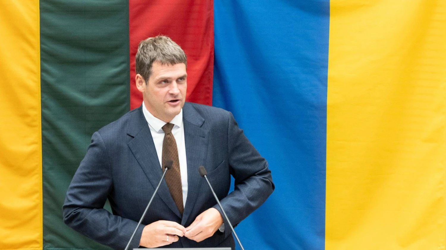 Remigijus Žemaitaitis, „Nemuno aušros“ lyderis. Juditos Grigelytės (VŽ) nuotr.