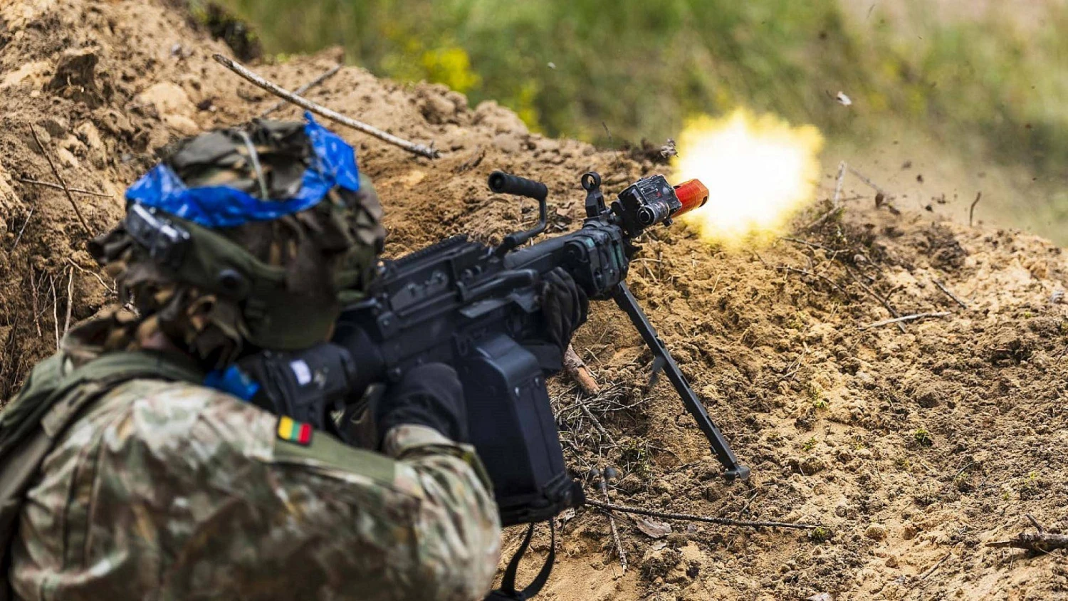 Lietuvos kariuomenės pratybos „Karaliaus kirtis 2025“. Karolio Kavolėlio (KAM) nuotr.