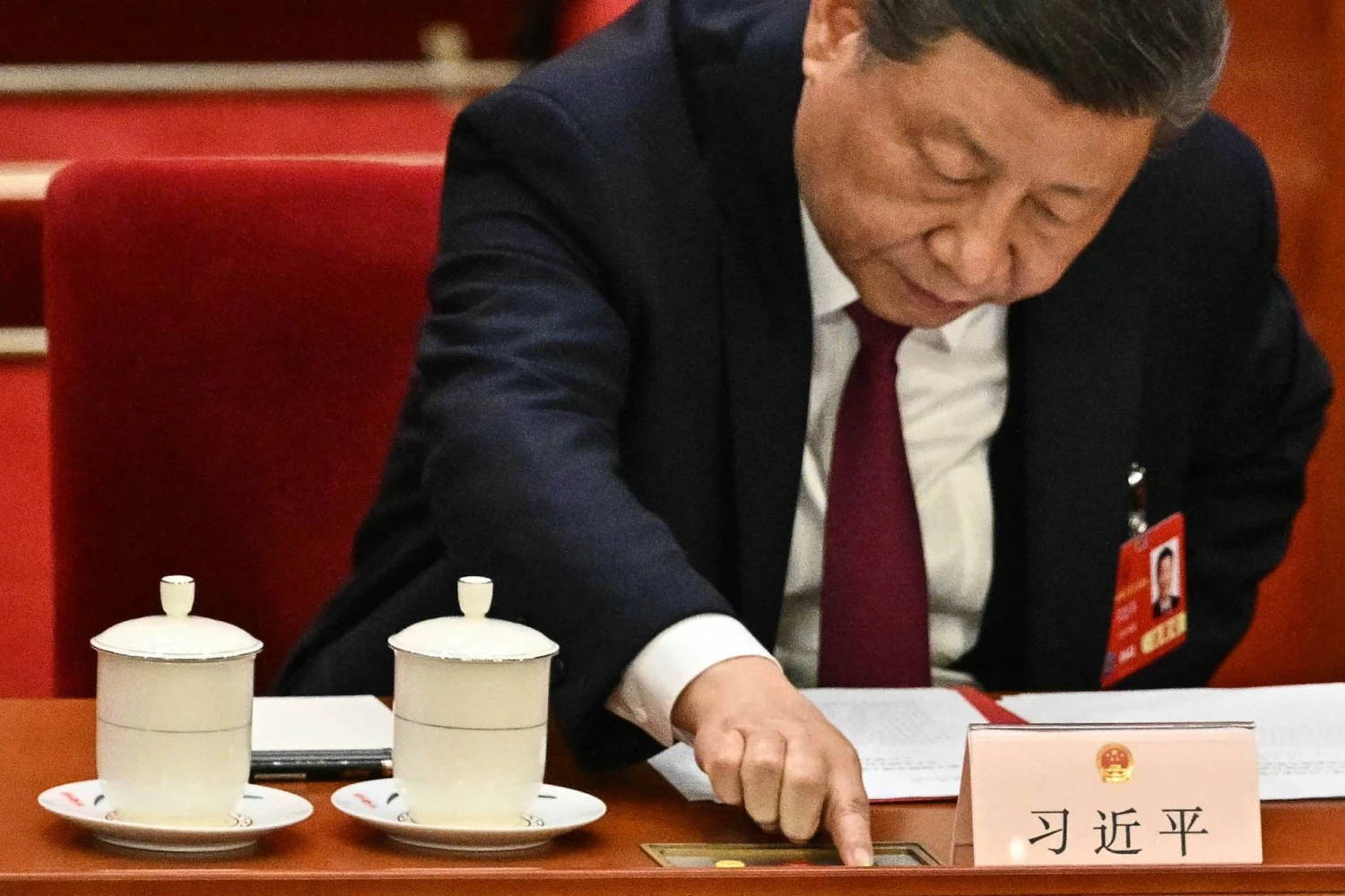 Kinijos prezidentas Xi Jinpingas. Pedro Pardo (AFP / „Scanpix“) nuotr. 