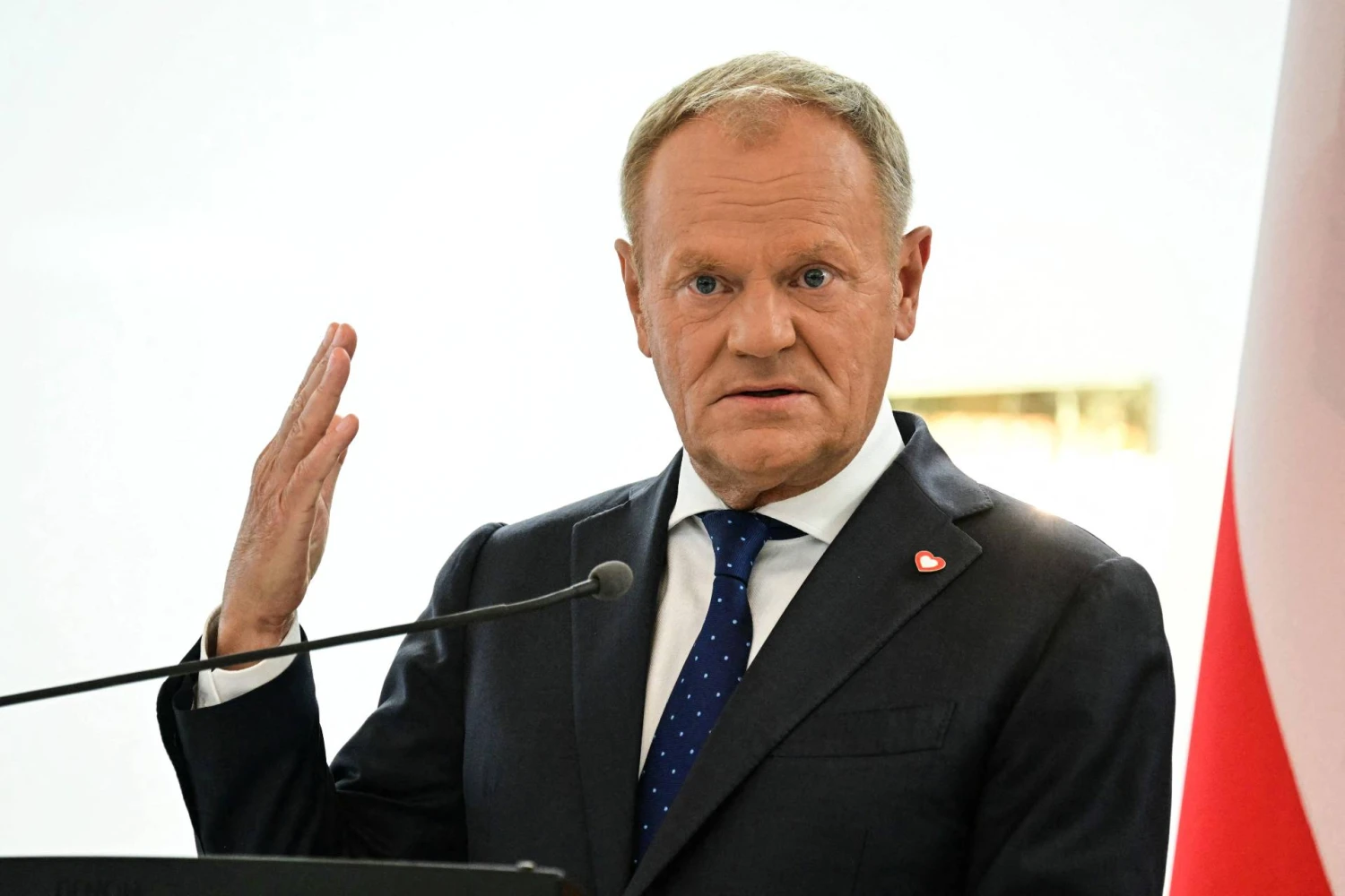 D. Tuskas, Lenkijos premjeras. Daniel Mihailescu (AFP/„Scanpix“) nuotr.
