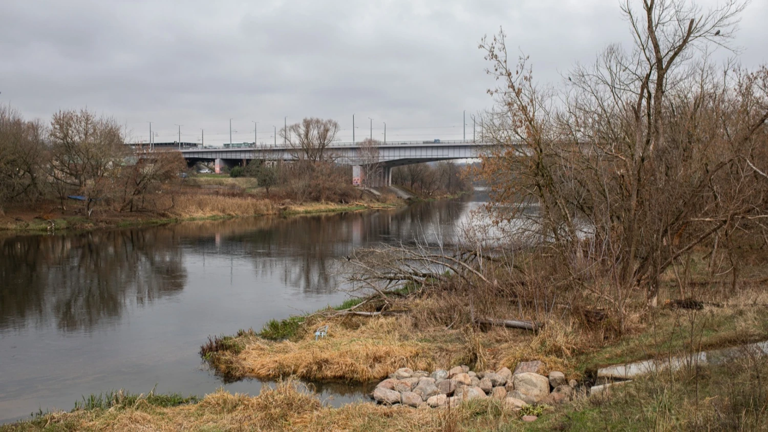 Tikėtina Vilkpėdės uosto vieta. Kosto Baubino nuotr. 