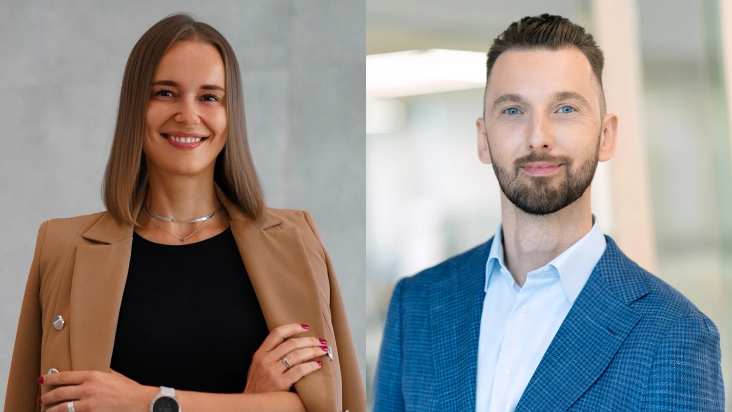 „Profitus“ rinkodaros vadovė Miglė Grybinienė ir ryšių su investuotojais vadovas Aurimas Satkūnas. 