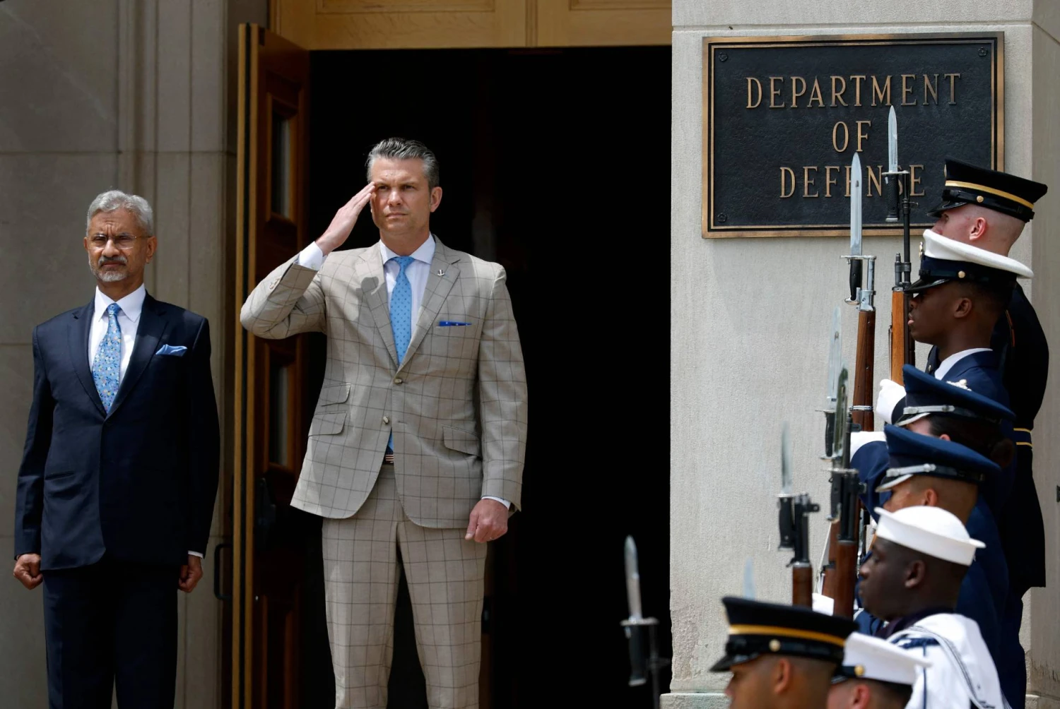 Pete'as Hegsethas, JAV gynybos sekretorius. Manuelio Balce Ceneta („Getty Images“ / „Scanpix“) nuotr. 