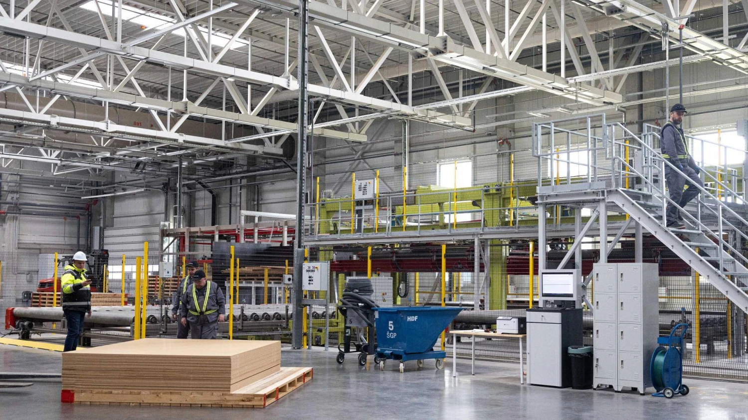 „Homanit“ medžio plaušų plokščių gamykla Pagiriuose. Juditos Grigelytės (VŽ) nuotr.