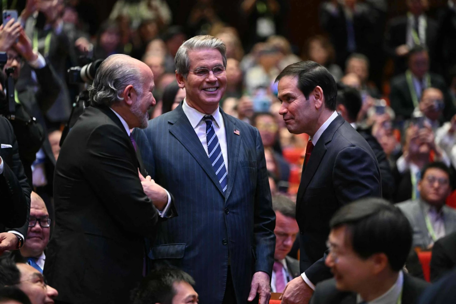 S. Bessentas Azijos lyderių ekonominio bendradarbiavimo susitikime (APEC). Andrew Caballero-Reynoldso (AFP / „Scanpix“) nuotr.