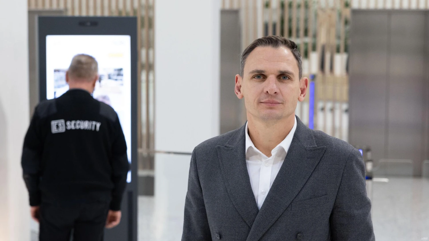 Edvinas Rajuncas, saugos tarnybos „ES Security“ vadovas ir įkūrėjas. Juditos Grigelytės (VŽ) nuotr.