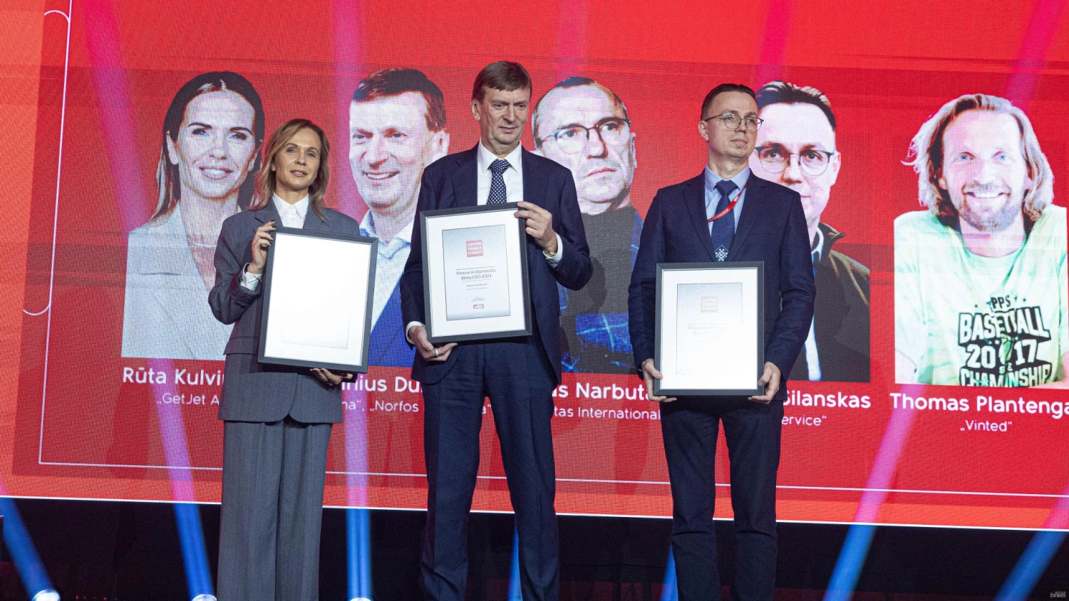 Stipriausių šių metų Metų CEO penketo istorijos skiriasi, tačiau kertinės vertybės panašios. Juditos Grigelytės (VŽ) nuotr.