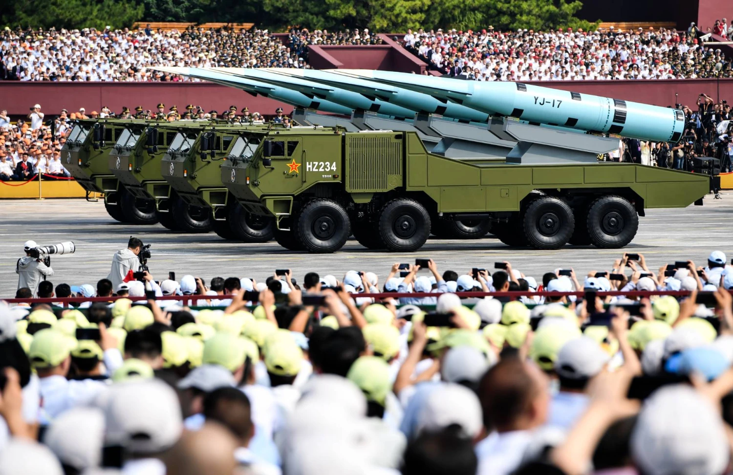 Kinijos karinis paradas. Zhango Duano („Xinhua“ per „ZUMA Press“ / „Scanpix“) nuotr.