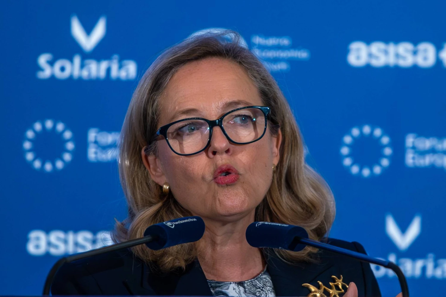 Nadia Calvino, EIB grupės prezidentė. Davido Canales („ZUMA Press“ / „Scanpix“) nuotr. 