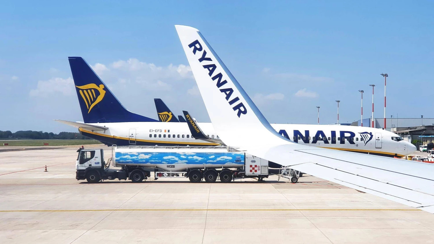 „Ryanair“ lėktuvai. Lino Butkaus (VŽ) nuotr.
