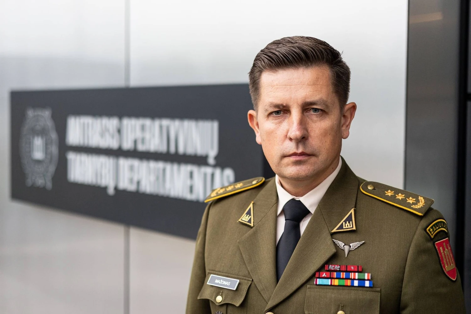 Mindaugas Mažonas, Lietuvos karinės žvalgybos vadas. Pauliaus Peleckio (BNS) nuotr.