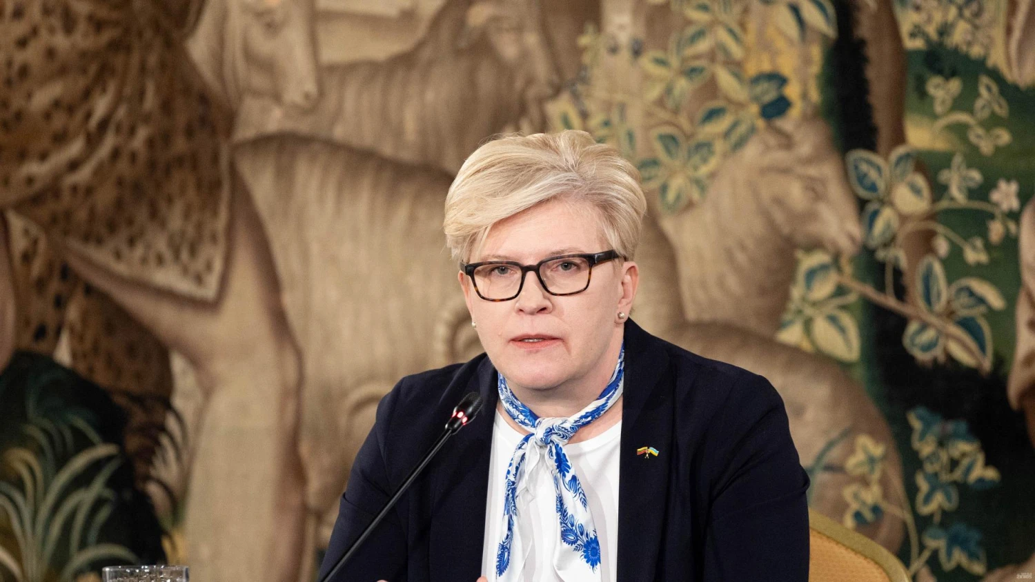 Tėvynės sąjungos–Lietuvos krikščionių demokratų laikinoji lyderė R. Morkūnaitė-Mikulėnienė ir premjerė Ingrida Šimonytė. Juditos Grigelytės (VŽ) nuotr.