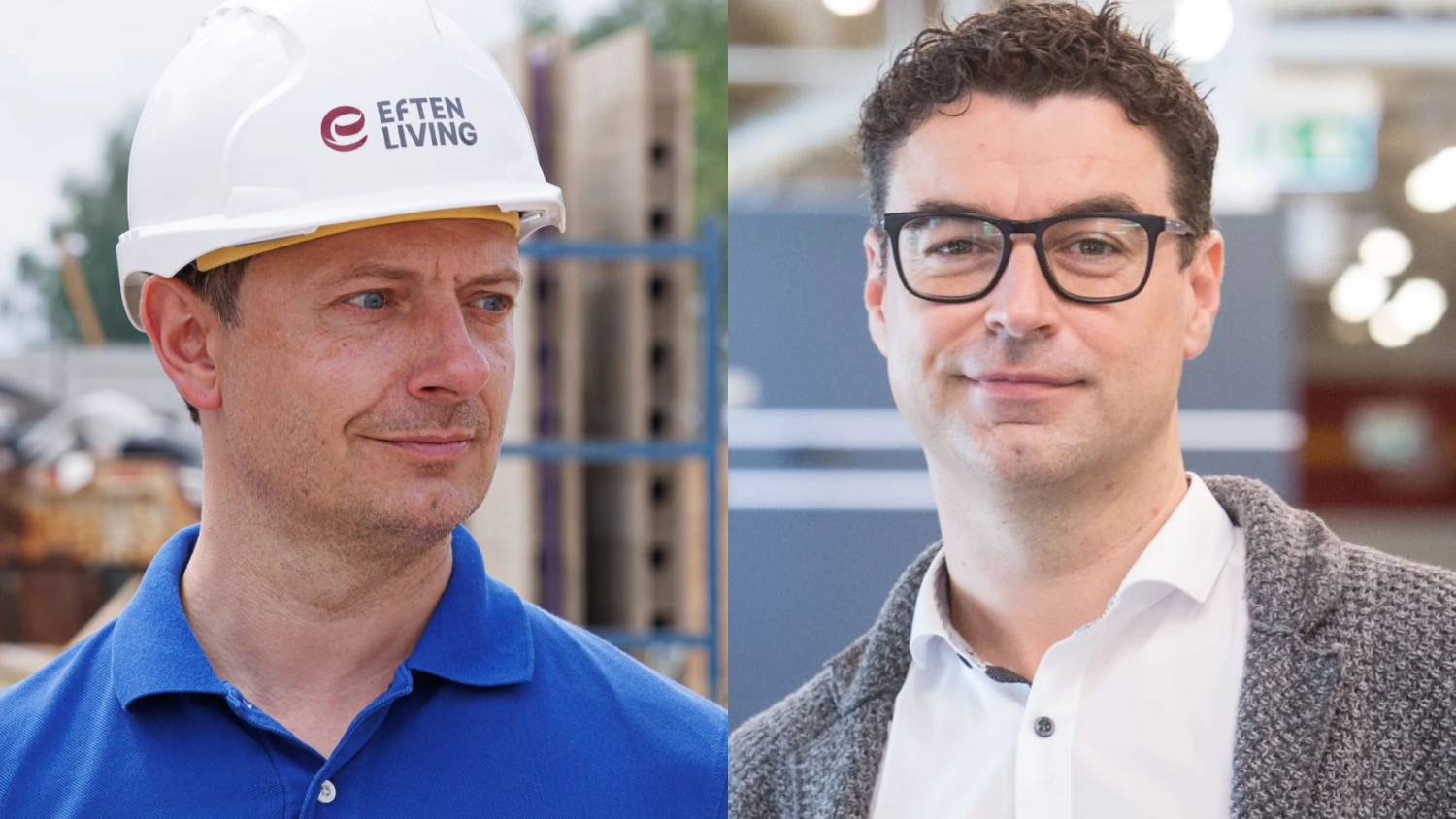 Laurynas Žilys, UAB „Eften Capital Lietuva“ vadovas, Mindaugas Jusius, investicinės bendrovės „PREF IV“ valdytojas. VŽ koliažas.