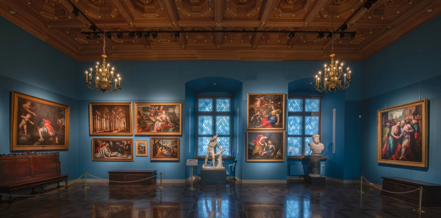 Prano Kiznio galerija Valdovų rūmų muziejuje. M. Kaminsko nuotr. 