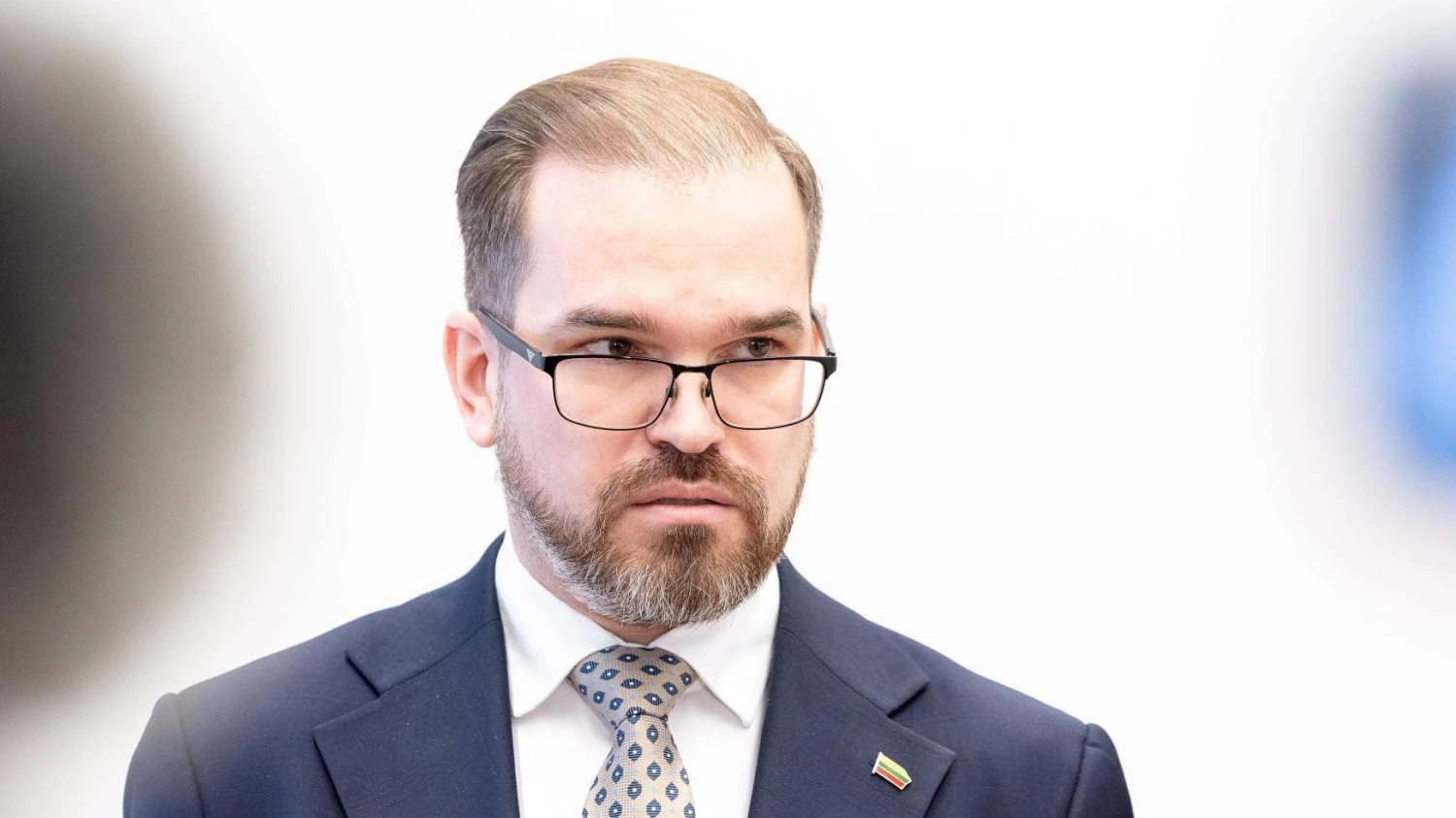 Robertas Kaunas, krašto apsaugos ministras. Juditos Grigelytės (VŽ) nuotr.