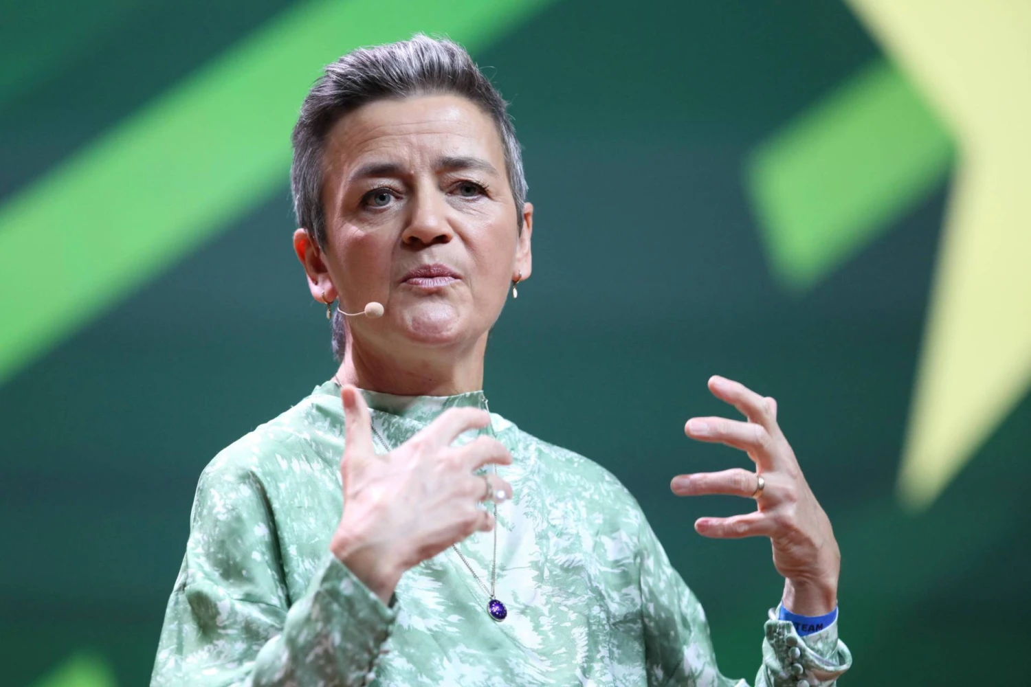 Buvusi eurokomisarė M. Vestager. IMAGO / „Scanpix“ nuotr. 