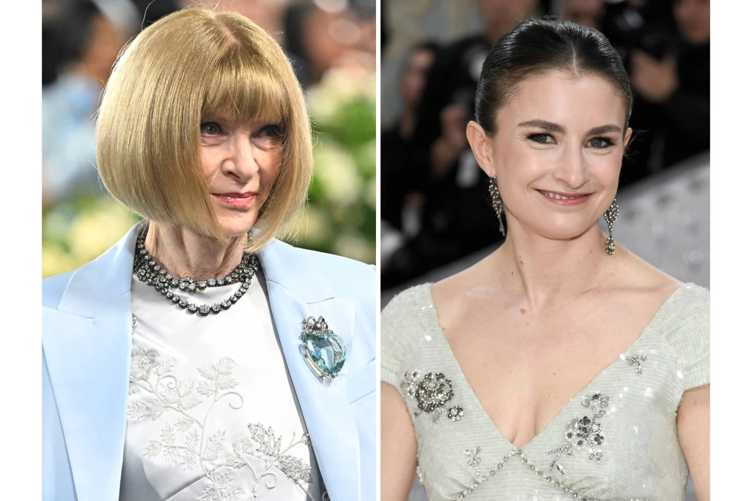 Anna Wintour ir Chloe Malle. Evano Agostini (AP / „Scanpix“) nuotr.