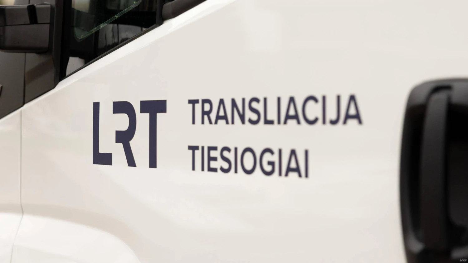 „LRT“ kilnojama televizijos stotis. Juditos Grigelytės (VŽ) nuotr.
