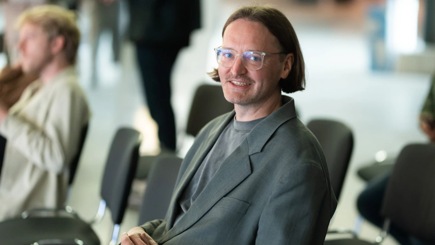 Parodų kuratorius Valentinas Klimašauskas. Mikos Savičiūtės nuotr.