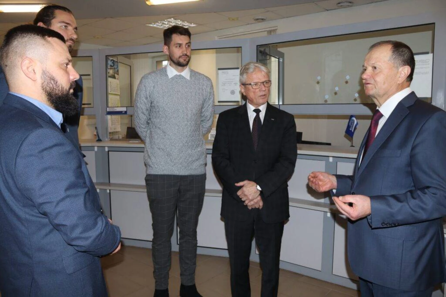 „Linavos“ delegacija Minske, BAMAP būstinėje. „Linavos“ nuotr.