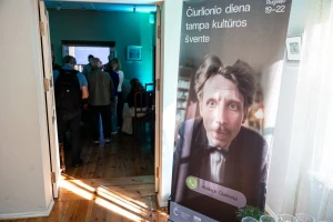 M. K. Čiurlionio gimtadienio ir Kultūros dienos programos pristatymas. Vilnius, 2025 m. Rugsėjo 3d. Pauliaus Peleckio / BNS nuotr.
