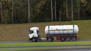 Vilkikai Medininkų pasienio punkte. Juditos Grigelytės (VŽ) nuotr.