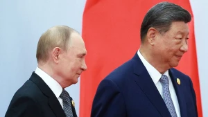 Vladimiras Putinas, Rusijos prezidentas, ir Xi Jinpingas, Kinijos vadovas.
Vladimiro Smirnovo („Reuters“ / „Scanpix“) nuotr.