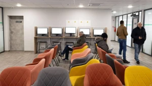 Užimtumo tarnybos Klientų aptarnavimo skyrius Vilniuje. Juditos Grigelytės (VŽ) nuotr.